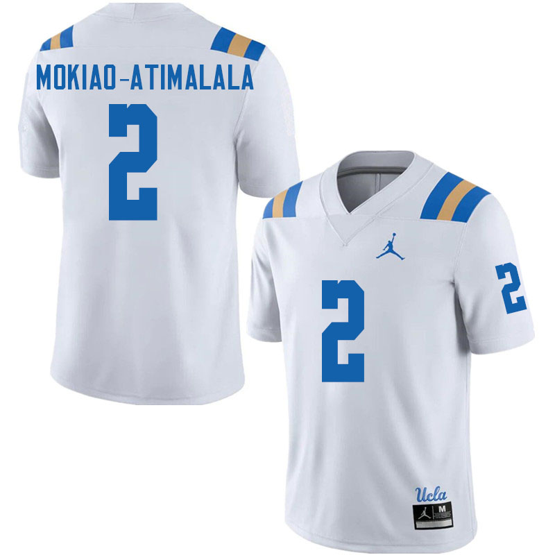 Jordan Brand Men #2 Titus Mokiao-Atimalala UCLA Bruins College Football Jerseys Sale-White
